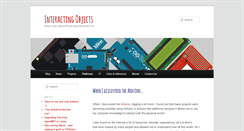 Desktop Screenshot of interactingobjects.com